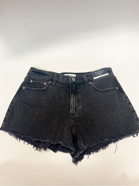Abercrombie & Fitch High Rise 90s Relaxed Cutoff Shorts - Curve Love